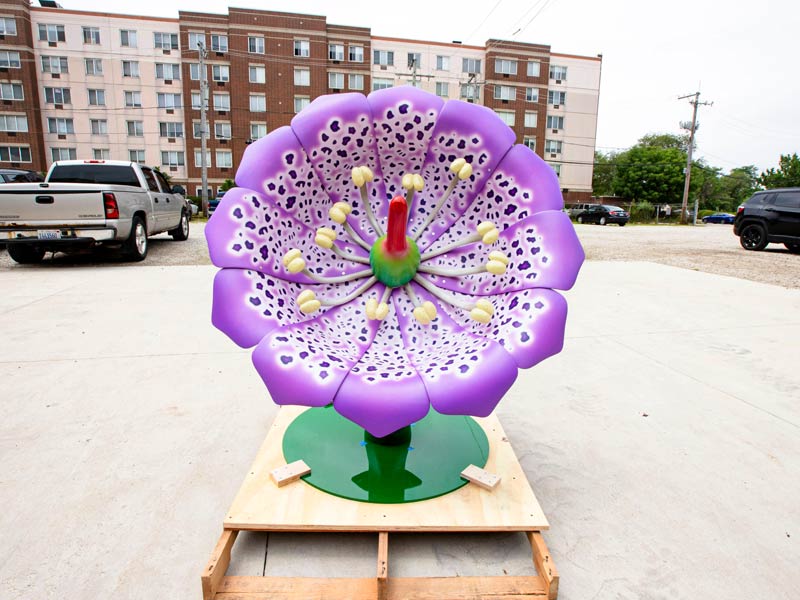 Bridgewater Studio | Ashley Longshore Studio Gallery Flower Chairs